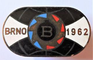 Odznak Brno 1962 - na šroub
