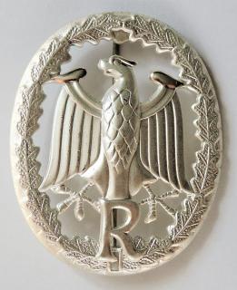 Odznak BW -  Das Abzeichen für Leistungen im Truppendienst reservist silber