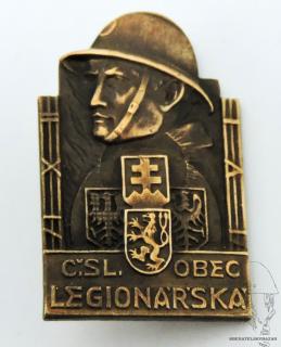Odznak ČSL. obec legionářská - Mincovna kremnica
