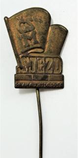 Odznak ČSM sjezd 1950