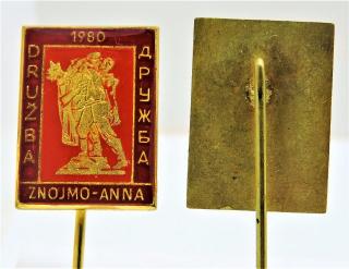Odznak Družba Znojmo-Anna 1980