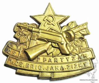 Odznak I. čs. partyzánské brigády Jana Žižky z Trocnova
