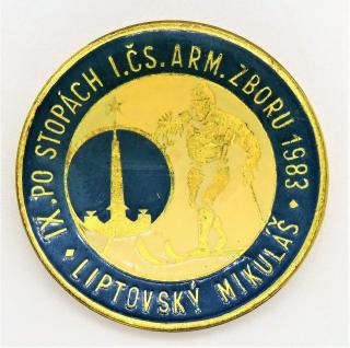 Odznak IX. Po stopách I. ČS ARM. ZBORU 1983 - Liptovský Mikuláš