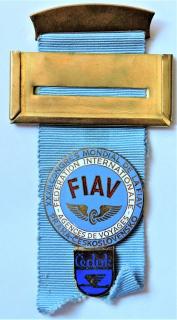 Odznak jmenovka kongres FIAV - Čedok - Kompletní