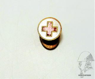 Odznak Knoflíkový - Červený kříž RU - patka