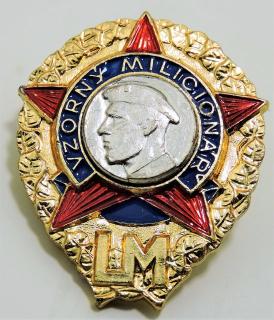 Odznak LM - Vzorný Milicionář
