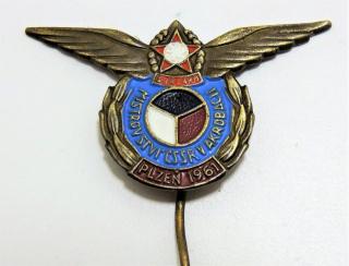 Odznak Mistrovství ČSSR v akrobracii - PLzen 1961 (