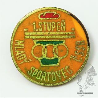 Odznak Mladý sportovec 1. stupeň - těžká varianta  - ZUKOV PRAHA 7