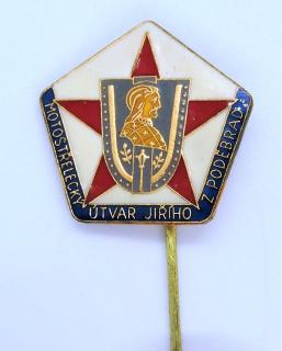 Odznak Motostřelecký útvar Jiřího z Poděbrad