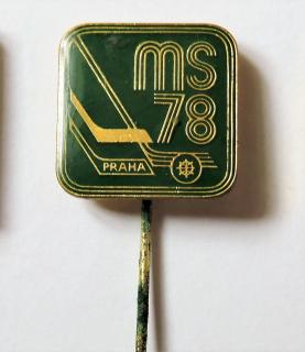 Odznak - MS 78 Praha - Hokej