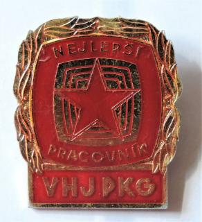 Odznak Nejlepší pracovník VHJ PKG Hradec Králové