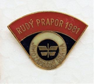 Odznak Rudý prapor 1981 - Jihozápadní dráha
