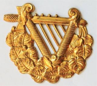 Odznak rukávový hudba 1919-1921 zlatý