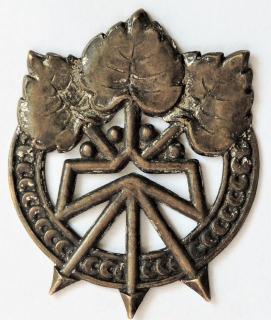 Odznak rukávový spojovací vojsko 1919-1921 stříbrný