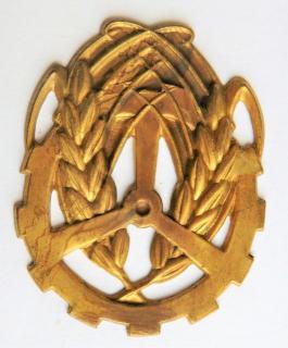 Odznak rukávový Zásobovací sbor 1919-1921 zlatý