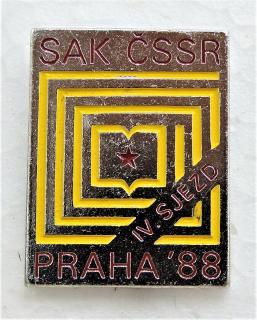 Odznak SAK ČSSR - Praha 88