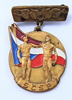 Odznak SČSP - Soutěž o pohár svazu Československo-Sovětského přátelství
