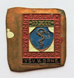 Odznak Školní podnik VŠV v Brně - Výrobní zmetek