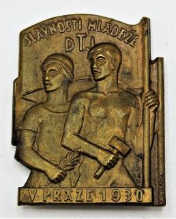 Odznak Slavnost mládeže DTJ v Praze 1930