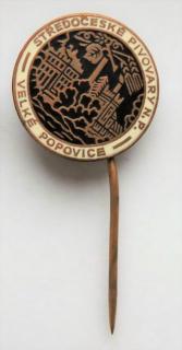 Odznak Středočeské pivovary - Velké popovice