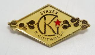 Odznak SVAZEK K. Gotwalda