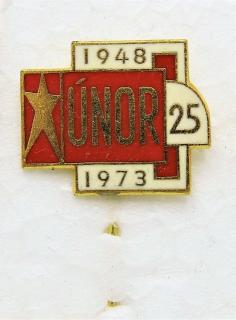Odznak únor 1948 - 1973