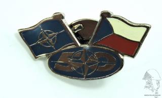 Odznak -  Vlajka Nato 50 let