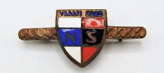 Odznak Vlasti Zdar - Národní souručenství - Bronzový