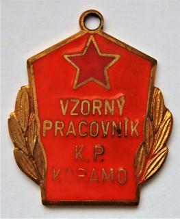 Odznak Vzorný pracovník K.P Koramo