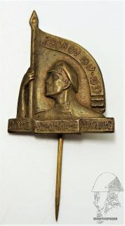 Odznak Zborov 1917-1937 Legionáři - dutá ražba
