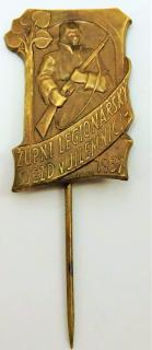 Odznak Župní legionařský sjezd v Jilemnici 1937