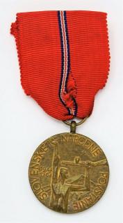 Pamětní medaile k 20. výročí Slovenského národního povstání