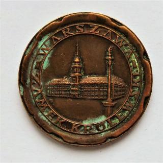 Pamětní mince Zamek - Krolewski - Warsaza