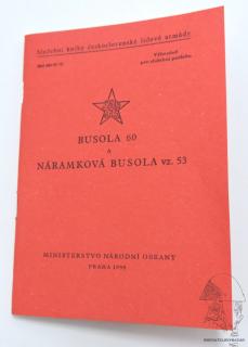 Předpis Busola 60 a vz.53 + ženijní busola vz.54  - Reprint (Replika)