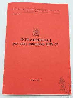 Předpis ČSLA Infrapřístroj pro řidiče PNV - 57   - Reprint (Replika)