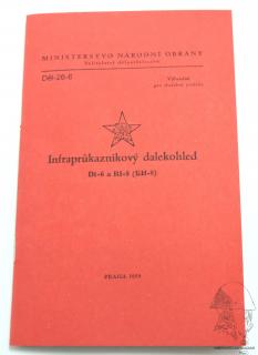 Předpis ČSLA - Infraprůkazníkový dalekohled Di-6 a Bi-8  - Reprint (Replika)