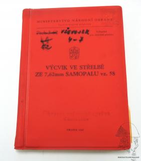 Předpis - Výcvik ve střelbě ze Samopalu vz.58