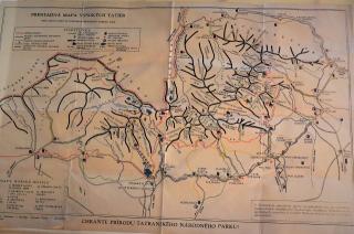 Přehledná mapa vysokých tater 1980