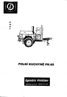 Příručka Polní kuchyně PK-60  - Reprint (Replika)