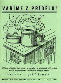 Příručka vaříme z přídělů  - Reprint (Replika)