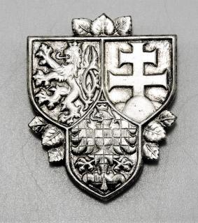 Rozlišovací odznak Hradní policie ČSFR - Stříbrný