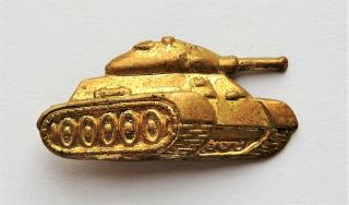 Rozlišovací znaky - ČSLA tankové vojsko, technická služba tankového vojska zlatý
