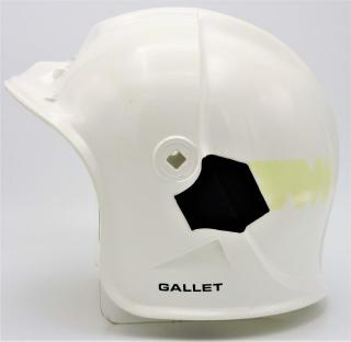 Skořepina přilby Gallet F1 - Bílá