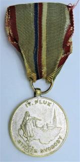 Stříbrná pamětní medaile IV. pluku Stráže svobody