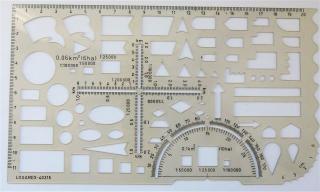 Topografické Pravítko ČSLA/AČR - Logarex 40315