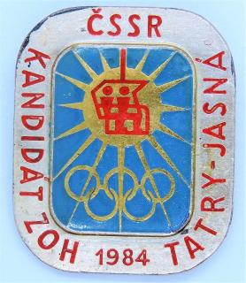Velký odznak Kandidát ZOH 1984 Tatry-Jasná