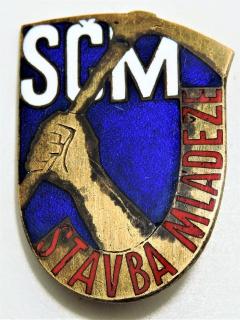 Velký odznak SČM - Stavba Mládeže