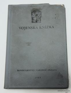Vojenská knížka ČSLA -Prešov - 4x udělen odznak
