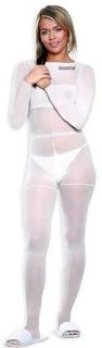 icoone bodysuit woman white, size M (pack of 12)