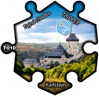 Magnetka T010 Karlštejn - Tajná chodba